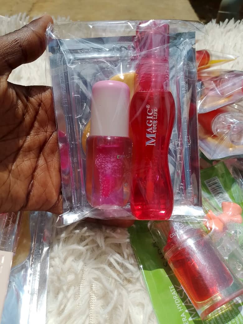 Gloss et masque de lèvres