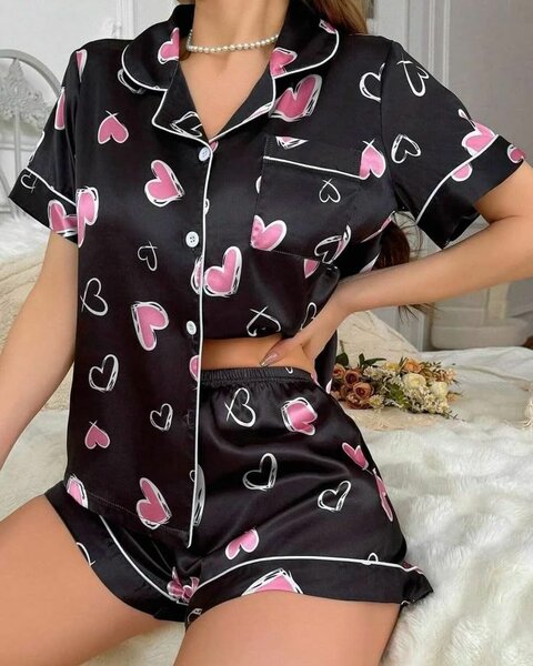 Ensemble pyjamas en satin