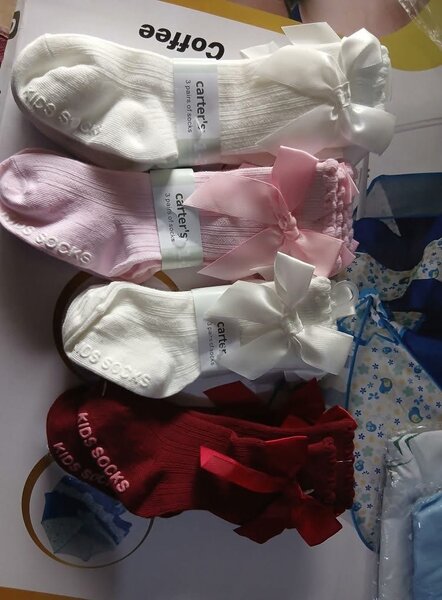 Chaussettes Bébé Coton Noeud