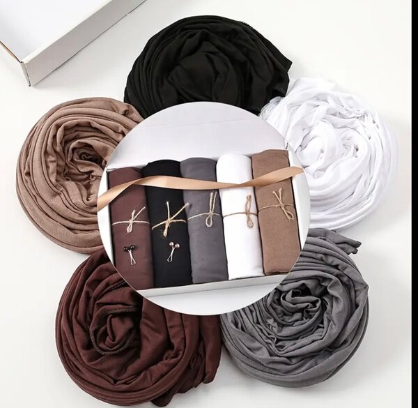 Élégant Hijab en Soie