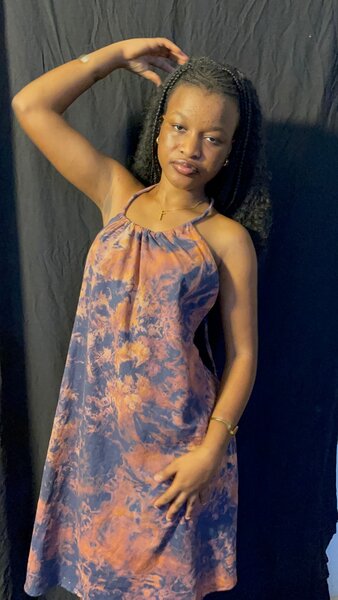 Robe d'été colorée bohème