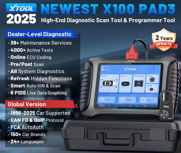 XTOOL X100 PAD3 Outil Diagnostic