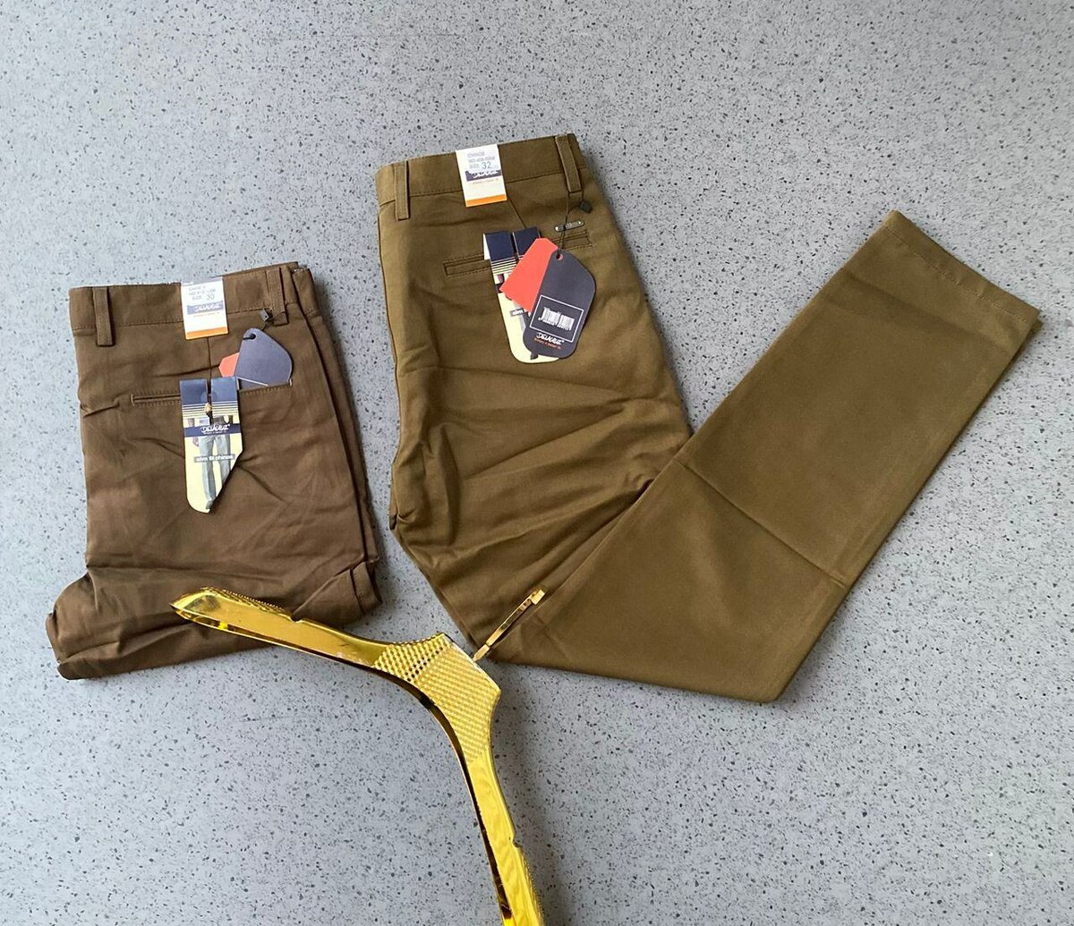 DELACRUZ KHAKI TROUSERS