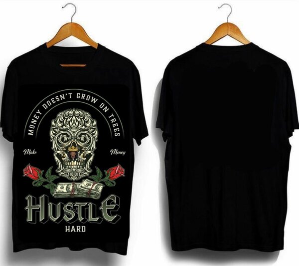 T-shirt "Hustle Hard"