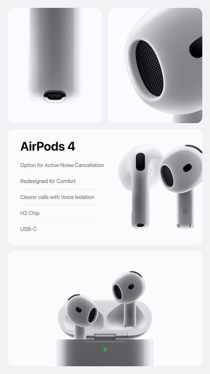 AirPods 4 Wireless Earbuds