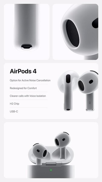 AirPods 4 Wireless Earbuds