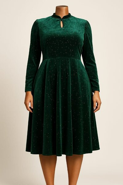 Robe Élégante en Velours