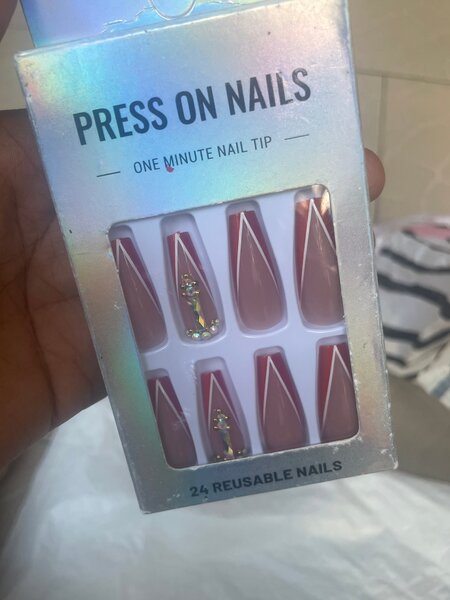 Ongles Adhésifs avec Strass