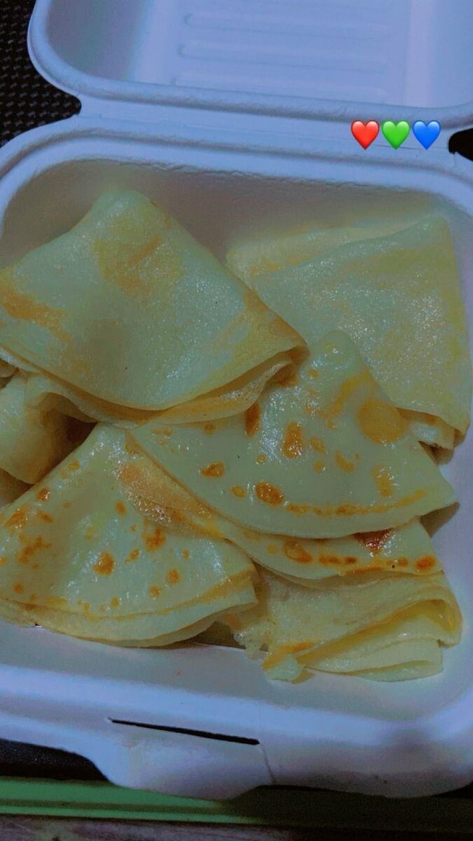 Crêpes nature sucré