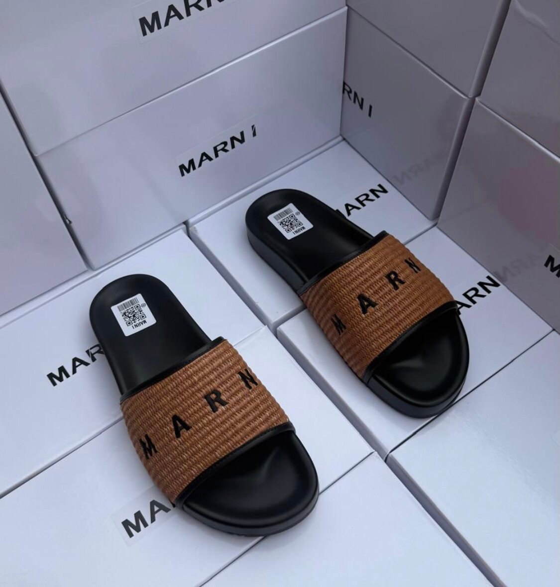 Sandales en cuir Marni