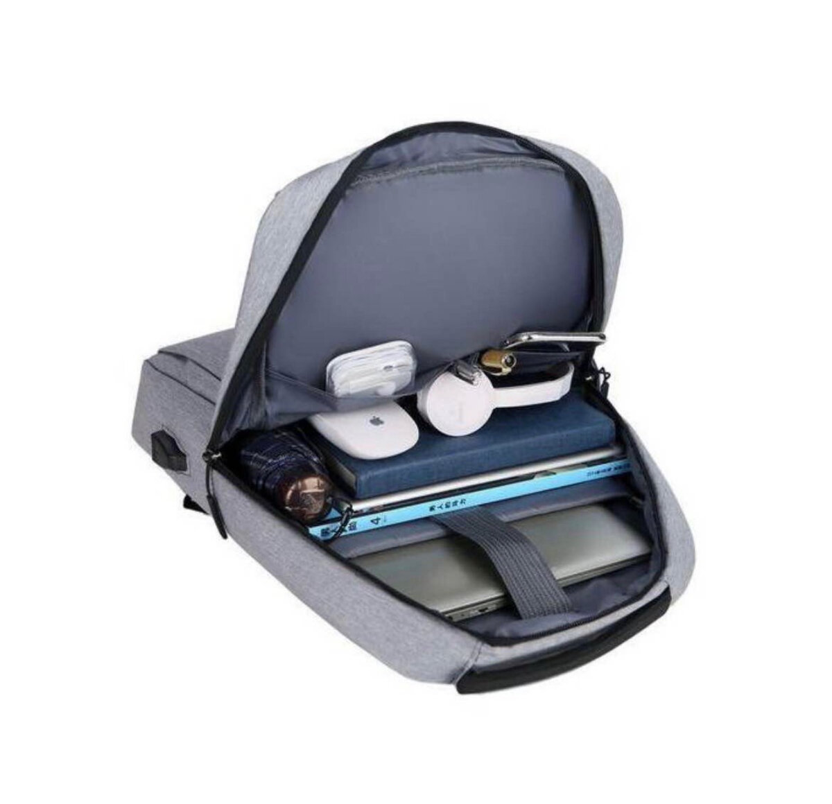 Sac à dos USB antivol