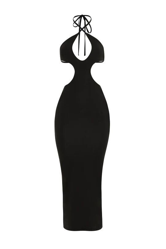 Robe élégante découpée