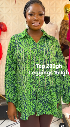 Women's green shirt