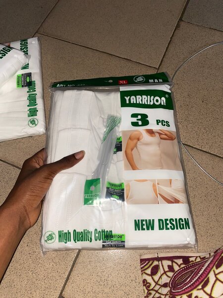 Débardeurs Homme en Coton 3 Pièces