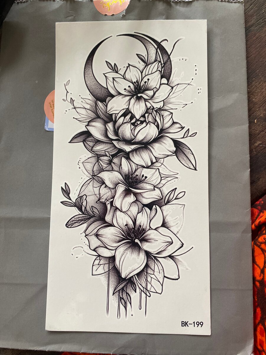 Tatouages temporaires fleuris