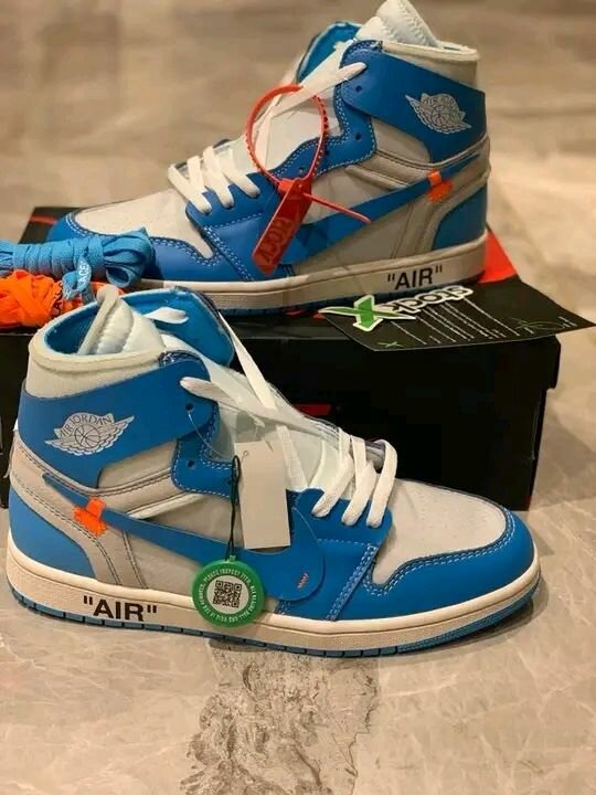 Baskets montantes Air Bleu