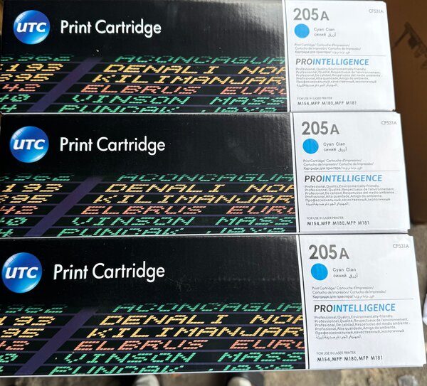 Cartouche d'encre 205A Cyan