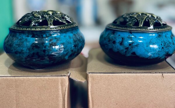 Brûleur d'encens en céramique