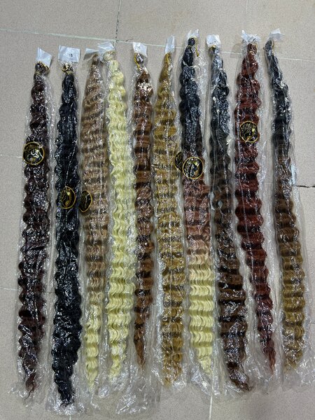 Mèches Ondulées Multicolores