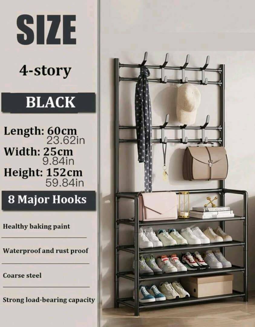 Etagère de chaussures avec ceintre