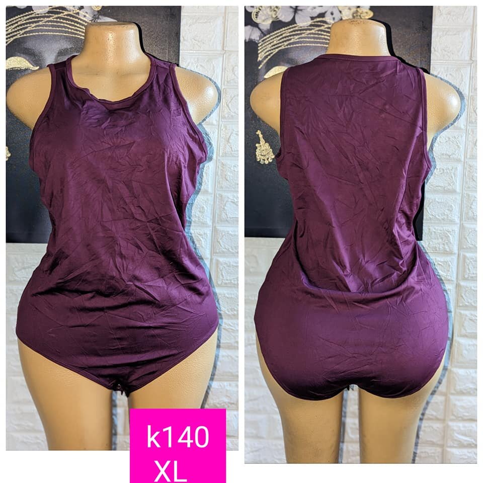 Beautiful and stylish women's bodysuit dark purple
