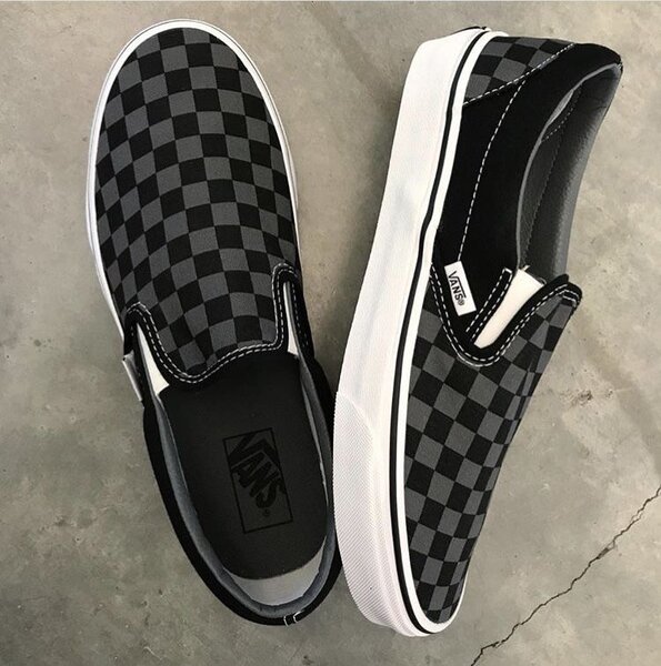 Vans Slip-On Checkerboard noir