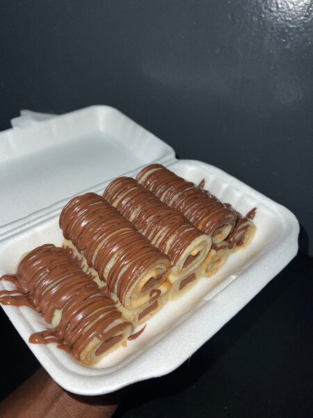 Crêpes au kinder chocolat