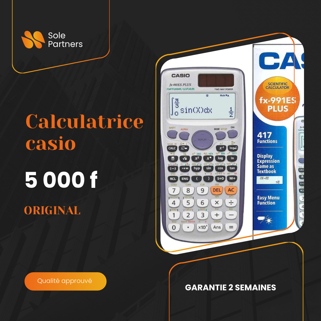 Calculatrice scientifique Casio