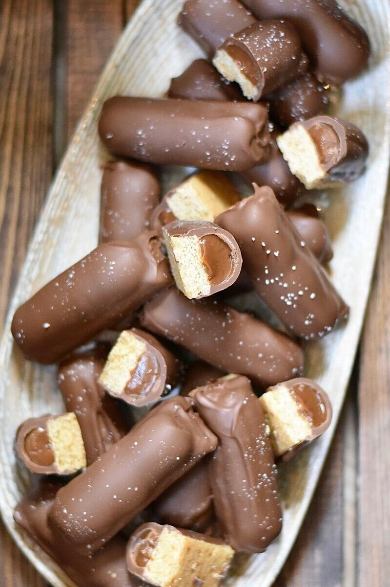 Barres chocolatées aux noix