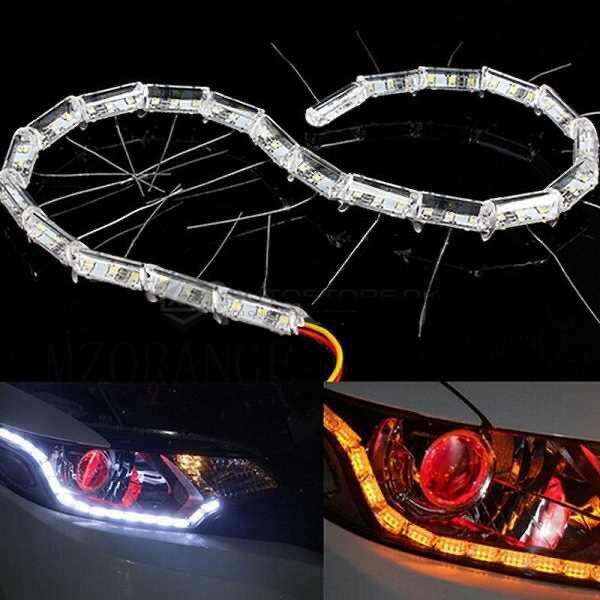 SNAKE DRL FLEXIBLE CAR DUAL LED LIGHTS