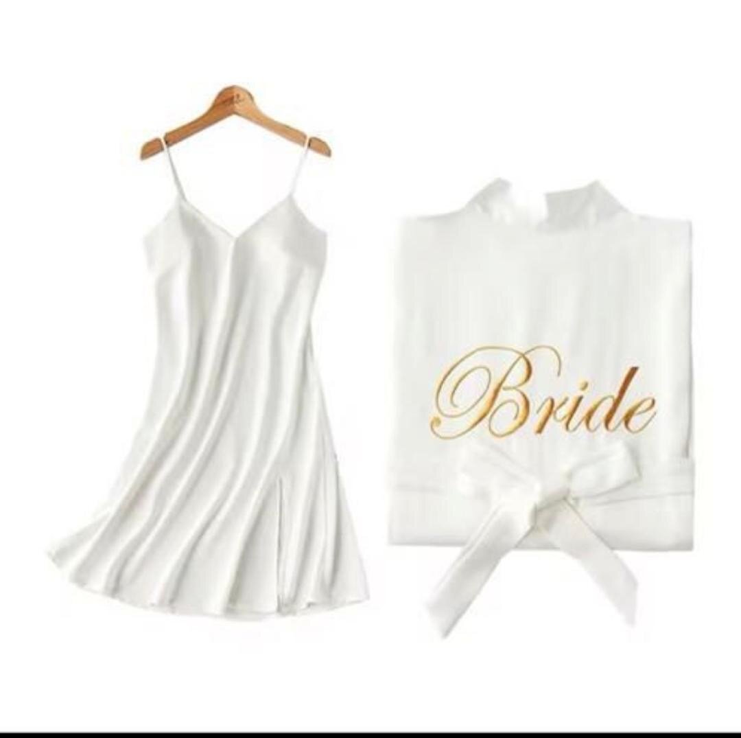 Robe et nuisette "Bride"