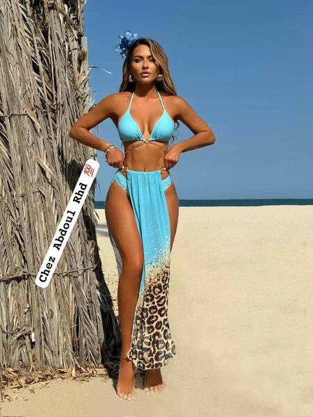 Maillot de bain tropical avec robe