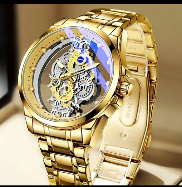 Montre squelette luxe homme