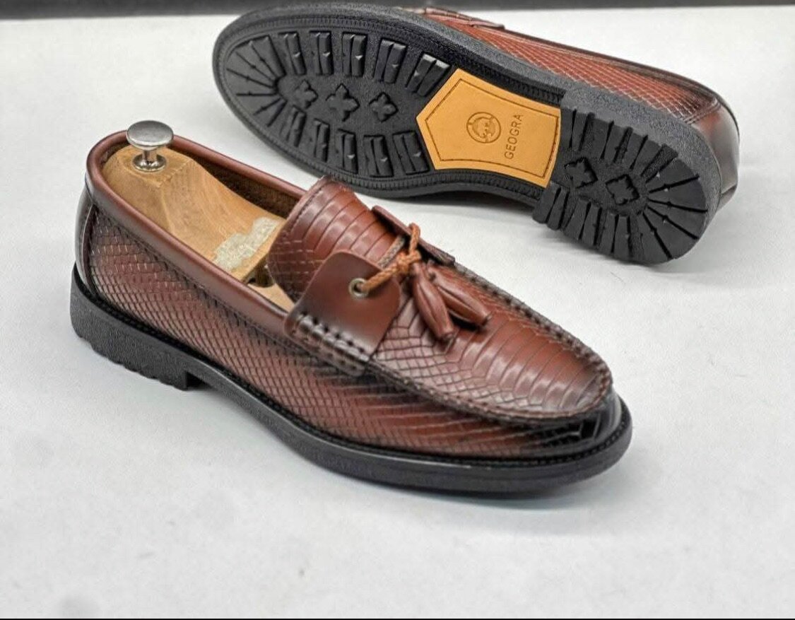 Mocassins en cuir élégants