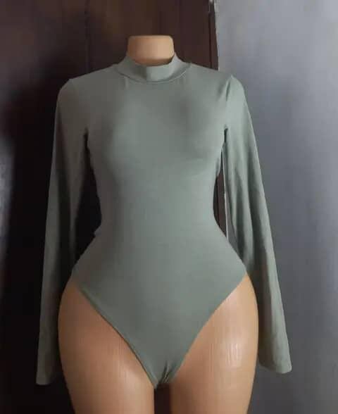 Body femme manches longues