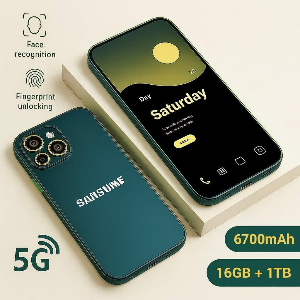 Smartphone 5G 6700mAh 16GB+1TB