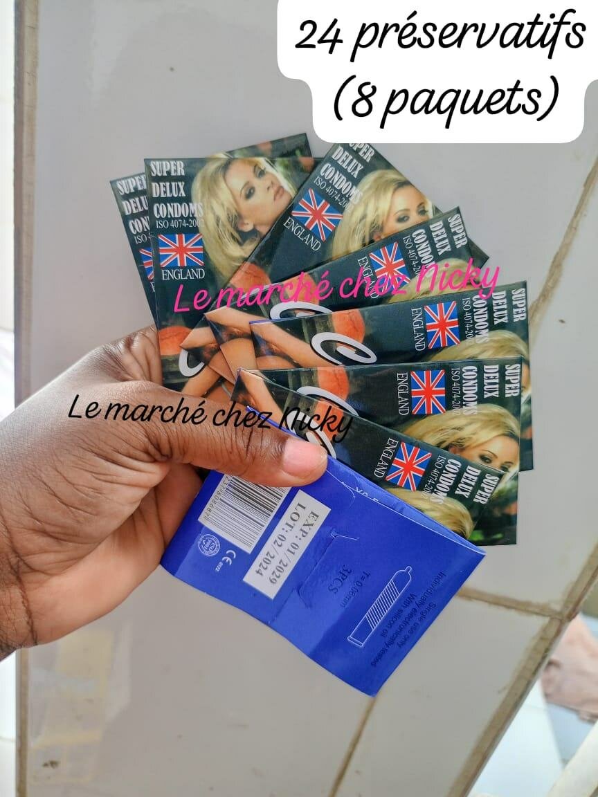 Lot de 24 préservatifs