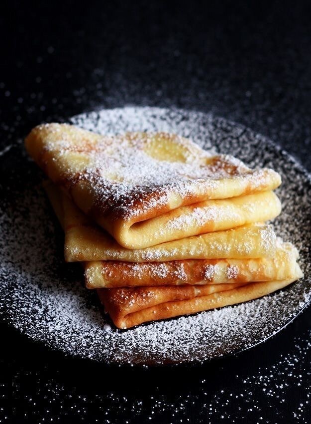 crêpes sucrées (5 pcs)
