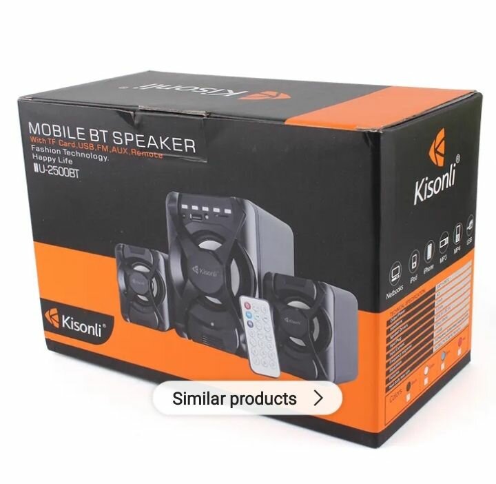 Kisonli Enceinte Bluetooth Mobile