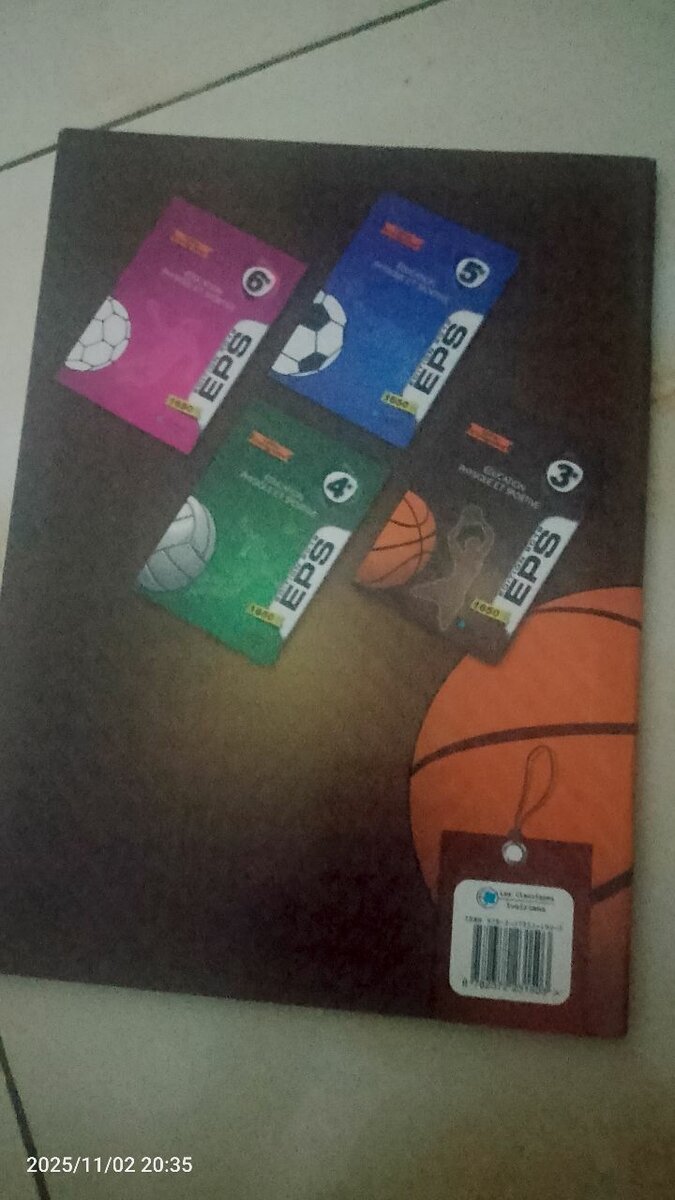 Cahier EPS Éducation Physique