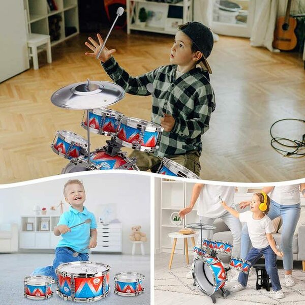 Kit de batterie Sit Down 6 pièces pour enfants