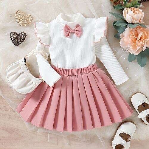 Ensemble chic fille pastel