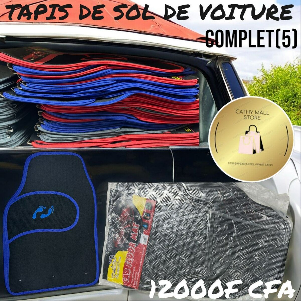 TAPIS DE SOL POUR VOITURE