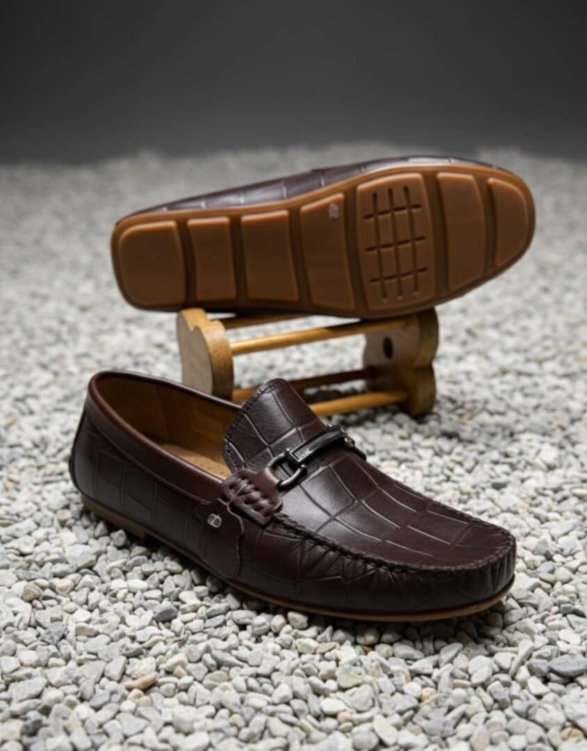 Mocassins en cuir élégants