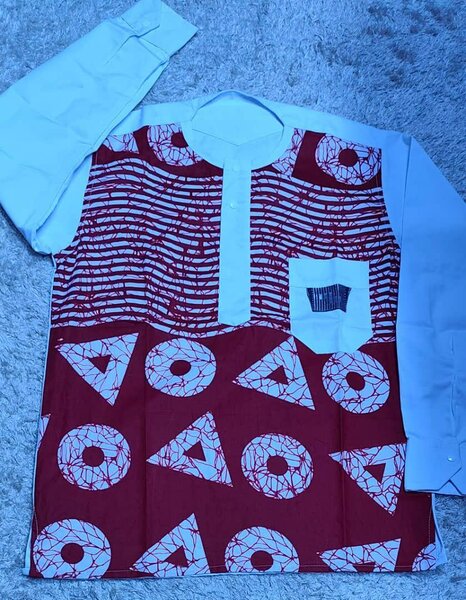 Chemise en tissu africain