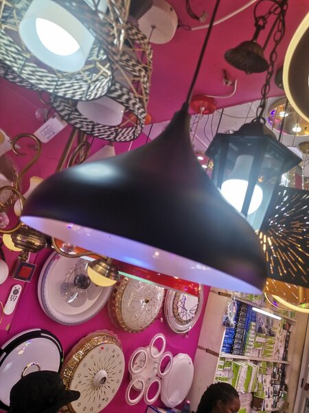 Hanging light black body