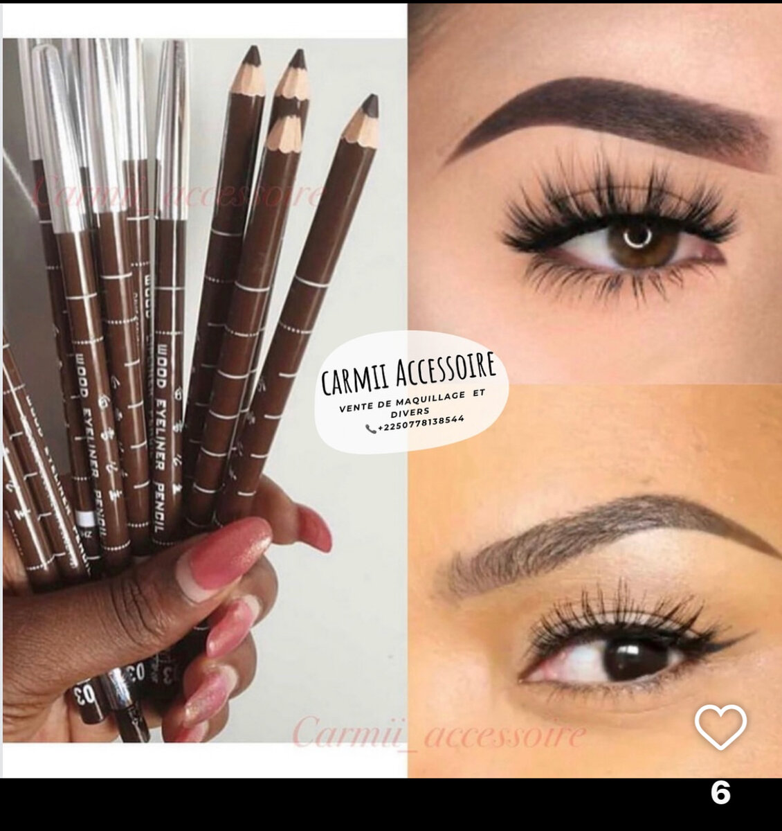 Crayon à sourcils waterproof haute précision