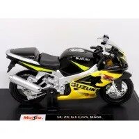 Maisto 1:18 Suzuki Gsx R600 Motorcycle Bike Diecast Model