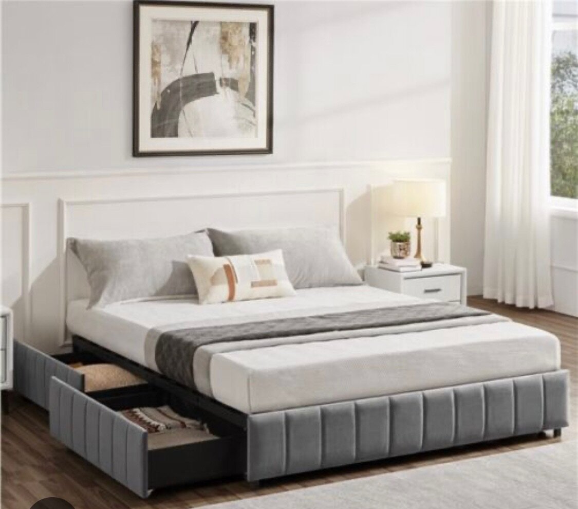 King size stoffon bed