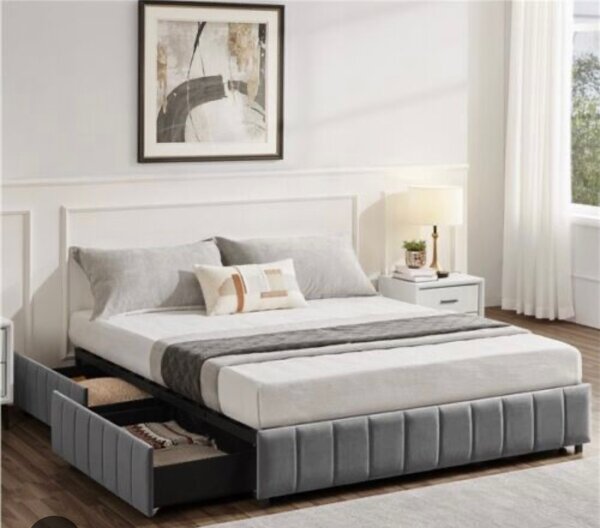 King size stoffon bed